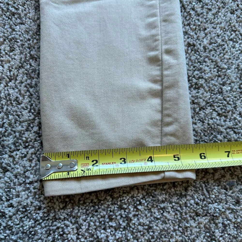 Free People  light tan skinny jeans size 28 - Image 11