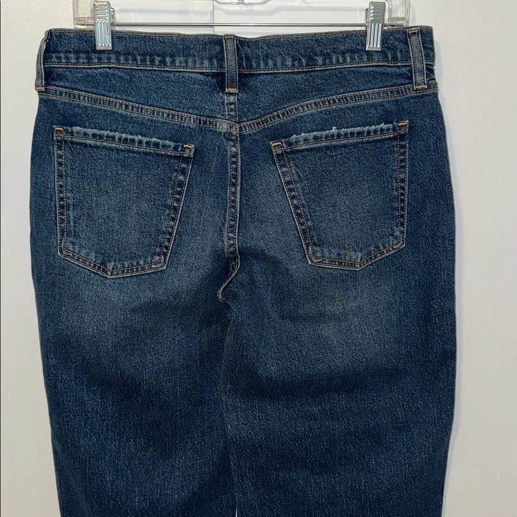 Old Navy Mid Rise Boyfriend Loose Straight Leg Jeans Women’s Size 6 Petite 6P - Image 8