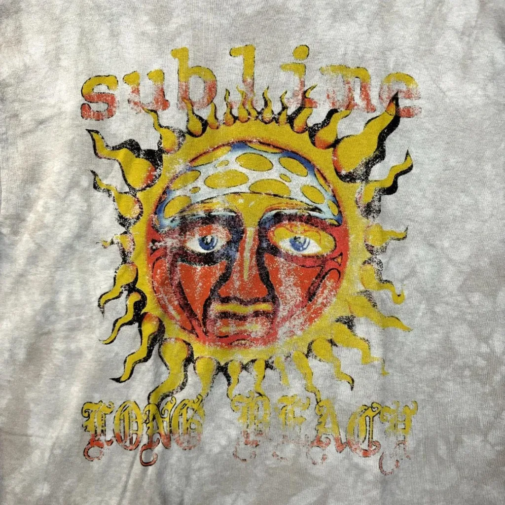 Sublime 40 oz to Freedom Cover Art Ska Rock Tie Dye L - Image 2