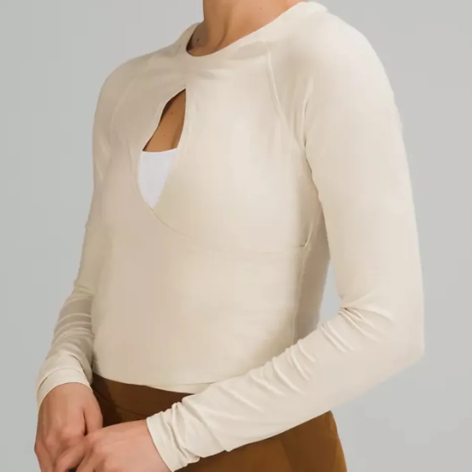 Lululemon LA Keyhole Reversible Long Sleeve Top in Ripened Raspberry - Image 2