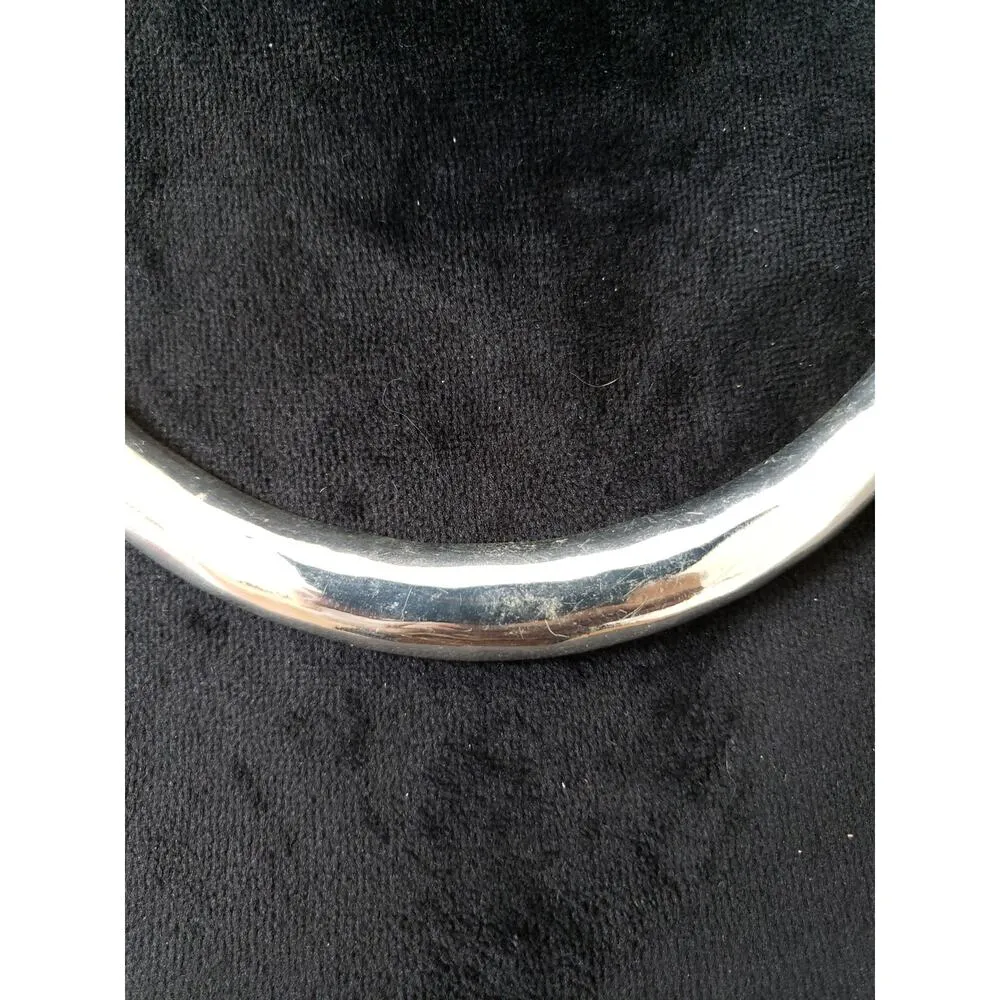 Womens Fashion Tribal Silver Tone Omega Hoop Chain Snake Collar Necklace Jewelry - Image 3