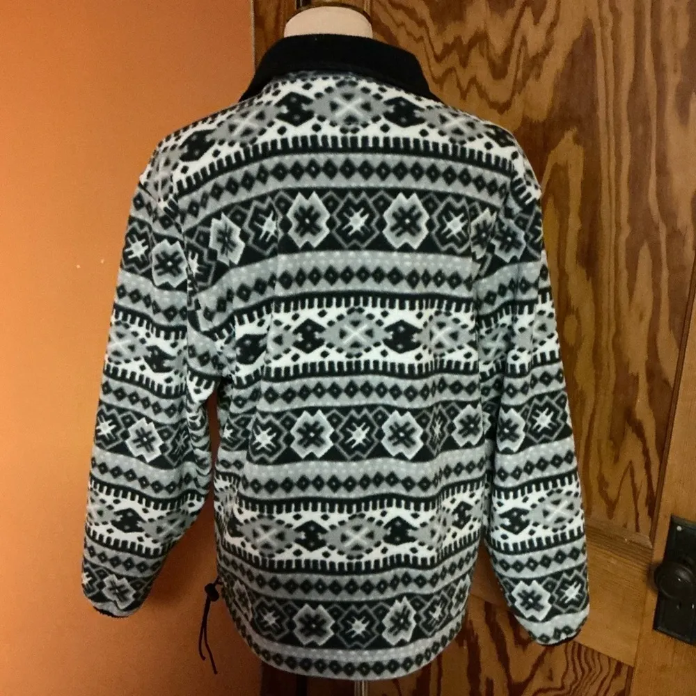Vtg LL Bean Navajo fleece pullover - Image 11