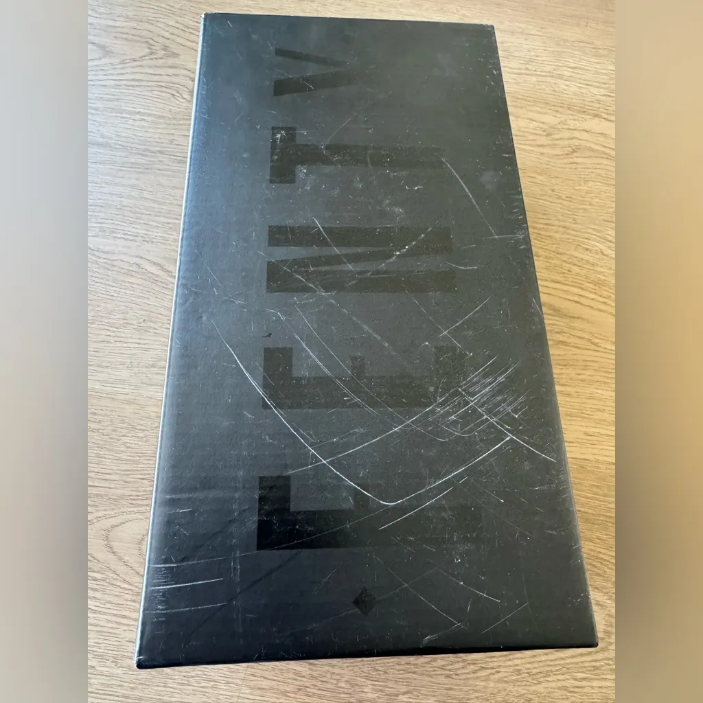 New Fenty Puma By Rihanna Suede Womens 7.5 Espadrilles Black With Dust Bag & Box - Image 14