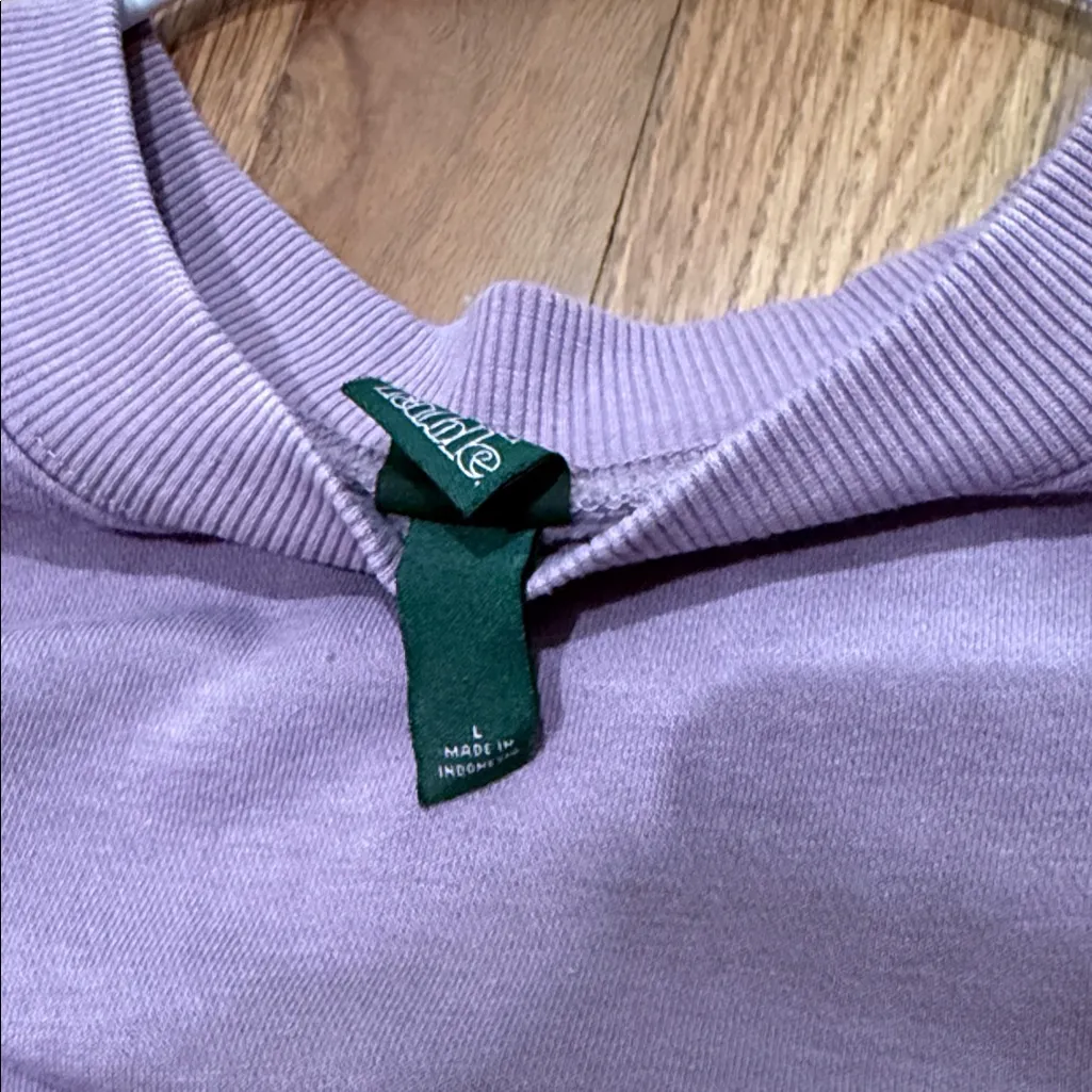 Wild Fable Purple Cropped Sweater - Image 2