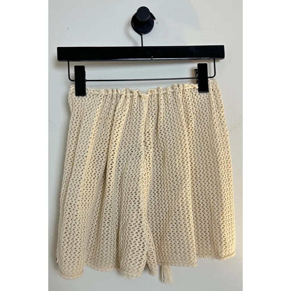 ROXY Island Hopper Crochet Shorts in Tapioca Size Small - Image 5