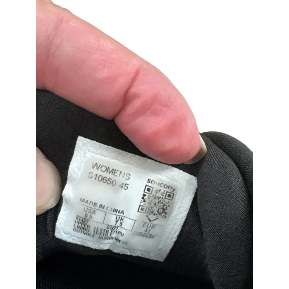 Saucony Mens PWRRUN Running Shoes Black Mesh Size 9.5 SKU 7147 - Image 9