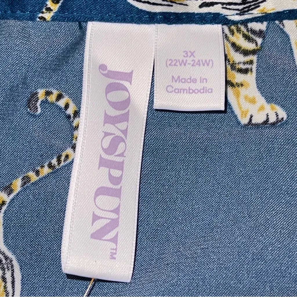 Joyspun Pajams top Blue Size 3X - Image 6