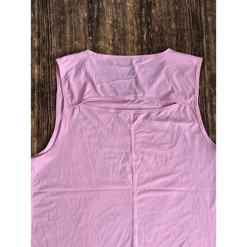 ZYIA Active Womens Size Medium Pink Sleeveless Open Back Athletic Tank Top - Image 3