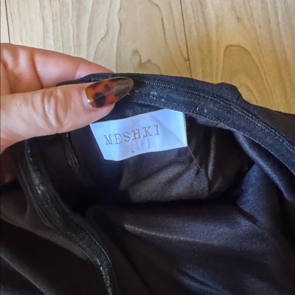 Meshki Black Strapless Dress - Image 3