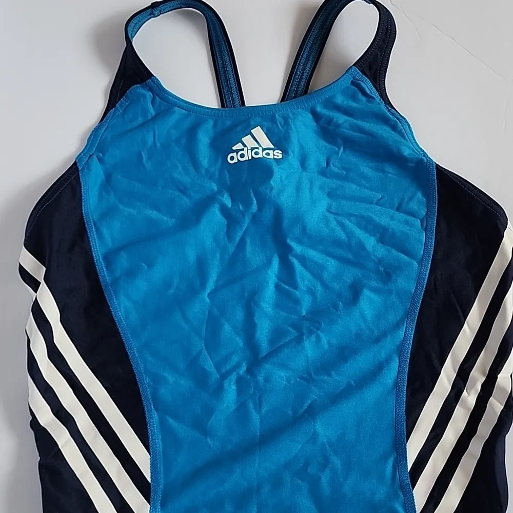 Adidas Swimwear - Blue and White - Image 2