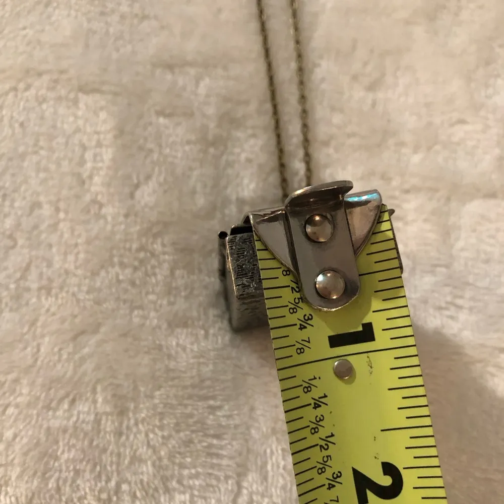 Unique gear metal locker necklace, one of the kind - Image 7