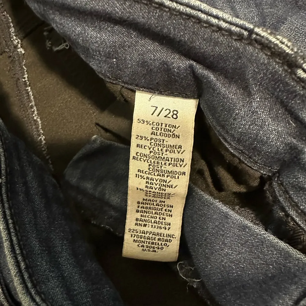 EUC BCBGeneration Sz 7/28 HIGH RISE Curvy SKINNY STRETCH JEANS BLUE - Image 9