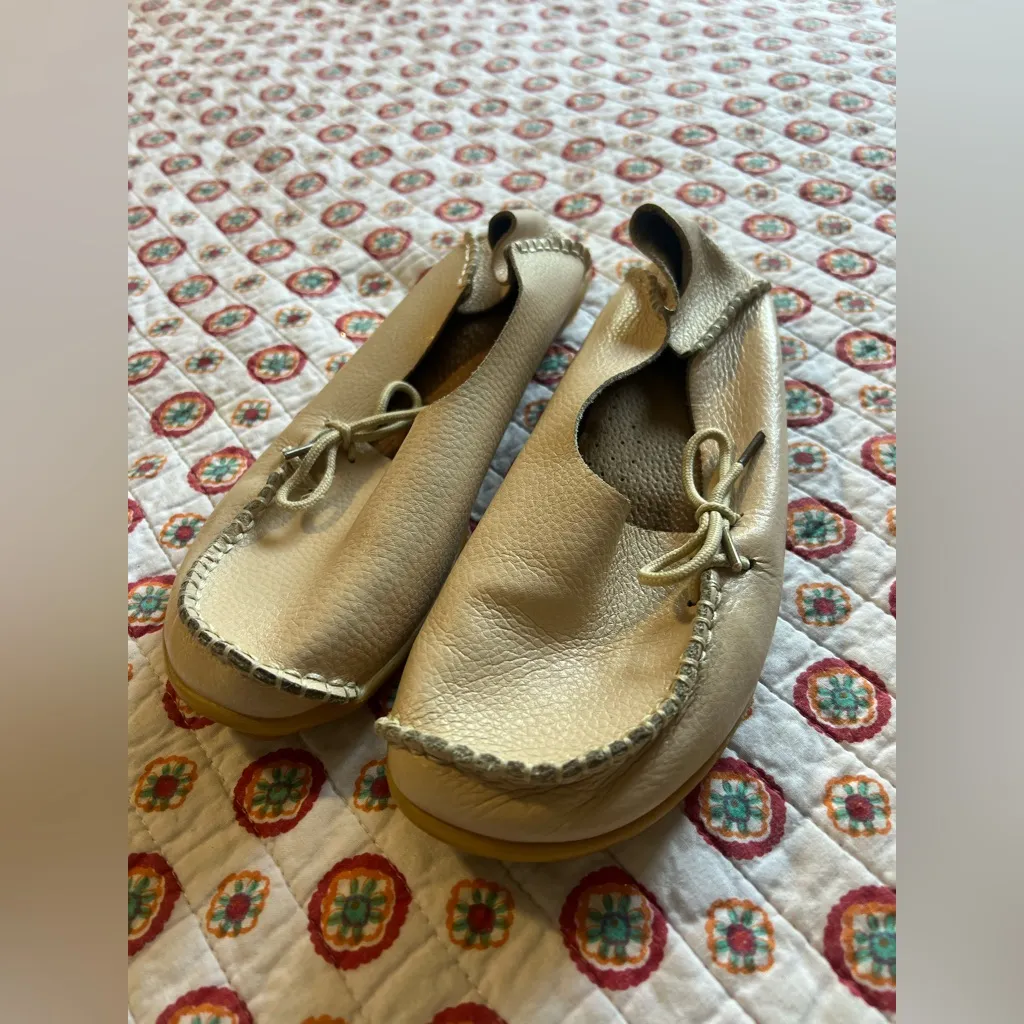 Beinfaith Women's Soft Cowhide Leather Loafer Shoes Slip - Image 3