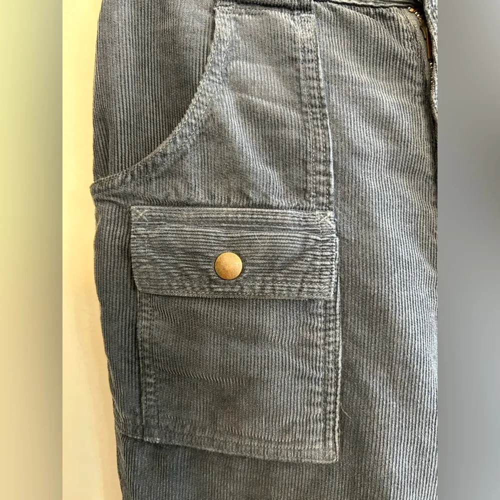 Kapital Blue Handed Corduroy Bush Pant. The color is a dark blue - Image 6