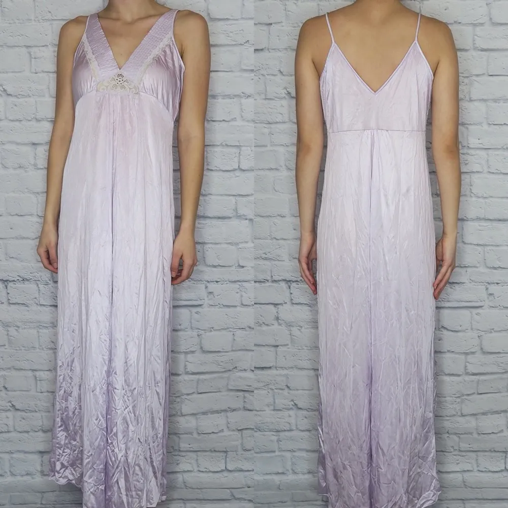 Vintage 70s JCPenney Purple Nightgown Size L - Image 2