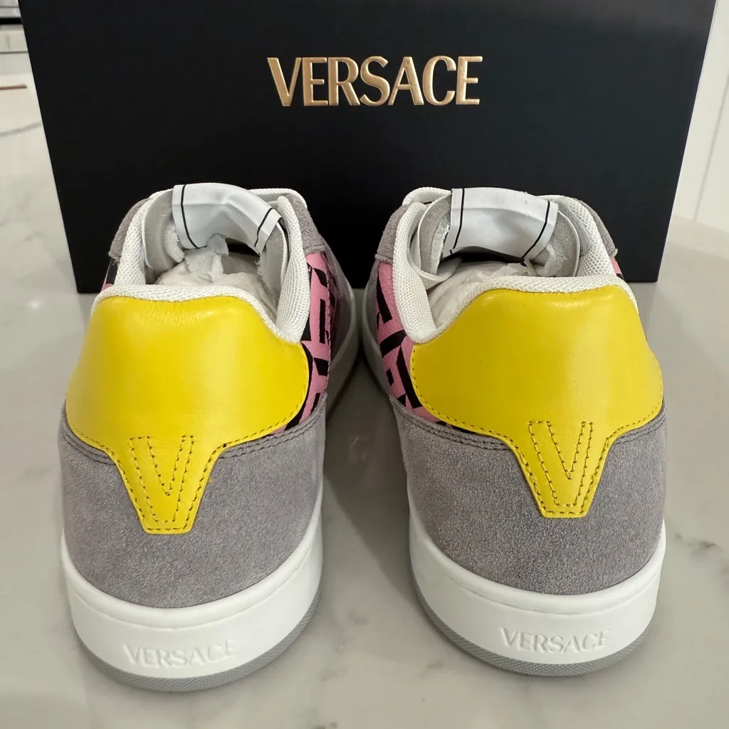 Versace La Greca Monogram Sneakers - Image 4