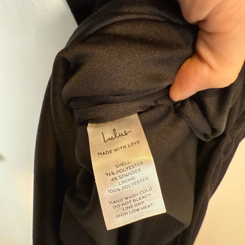 Lulu's Classic Black Strappy Dress - Image 6