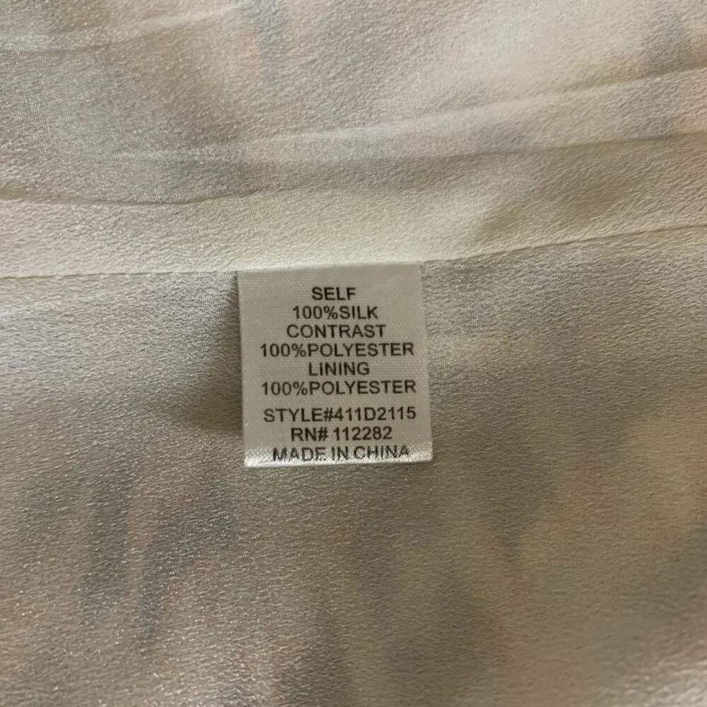 Greylin Silk Maxi Dress‎ Sleeveless Aztec Print Boho Festival Summer Small - Image 5