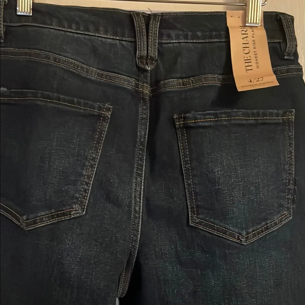 Scotch & Soda The Charm Highest Rise Blue Flare Wide Leg Jeans 4 27 Western Boho - Image 5