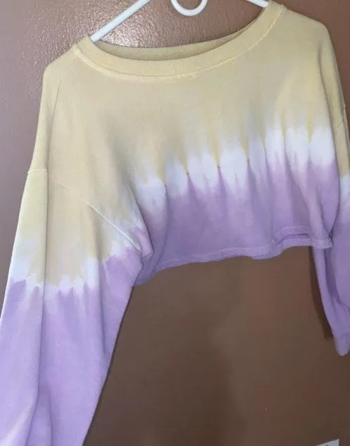 Tie Dye Cropped Sweater - Image 3