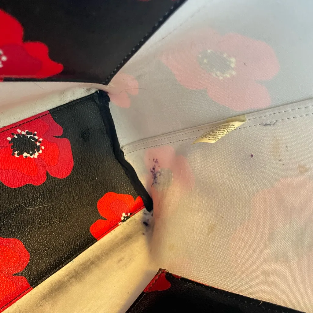 Kate Spade Red Poppy Tote - Image 7