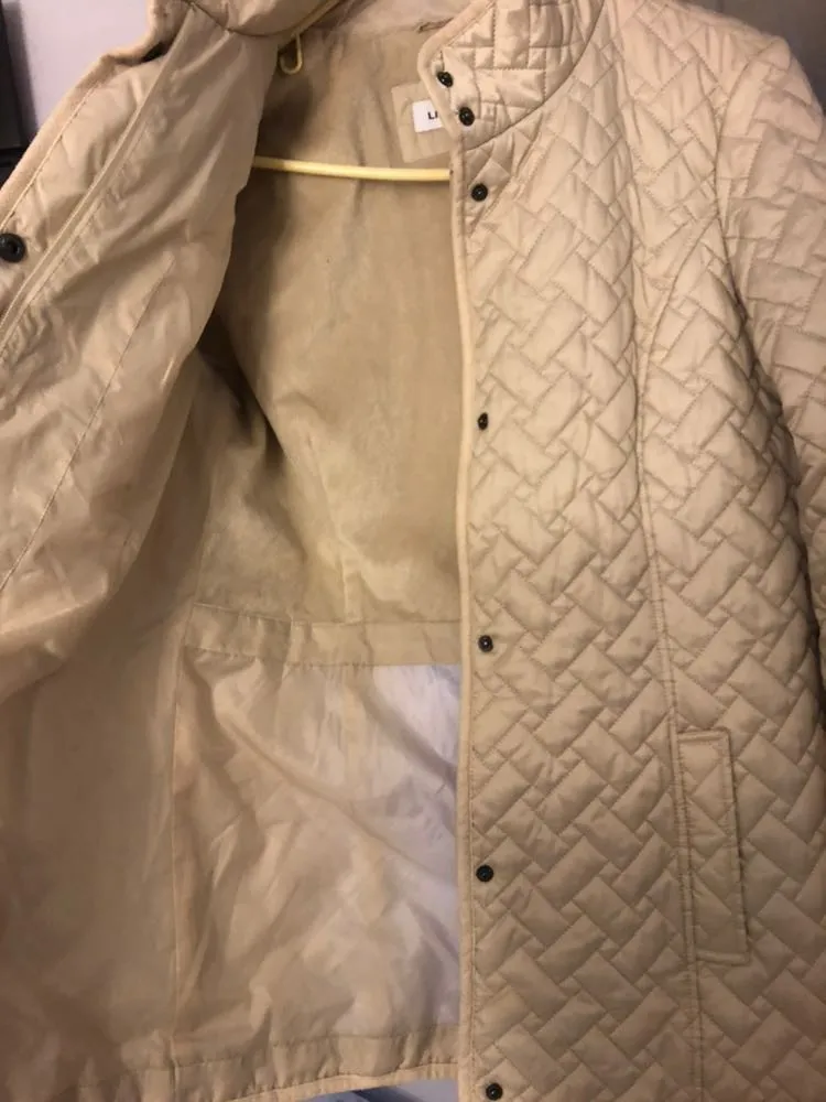 Liz Claiborne Beige Over Coat - Image 2