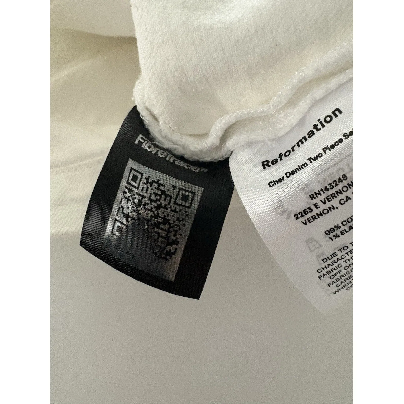 Reformation Jeans Vest Womens Size 10 White Cher Denim Button Up Vest Festival - Image 16