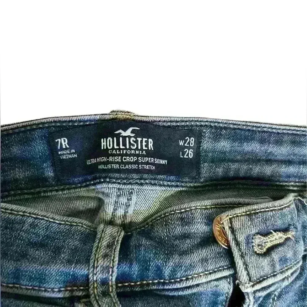 Hollister Ultra HIgh-rise Crop super skinny size W28 L26 - Image 6