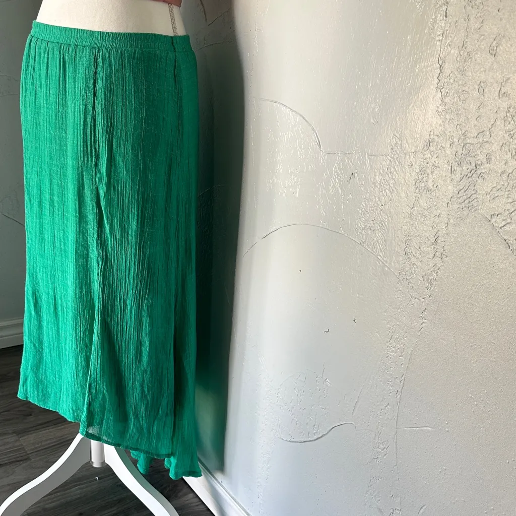 I.N. Studio Jade Green High Low Skirt Size L - Image 10