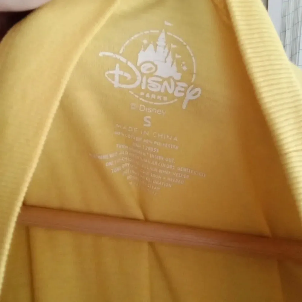 Disney parks shirt yellow Disneyland women's small - Image 6