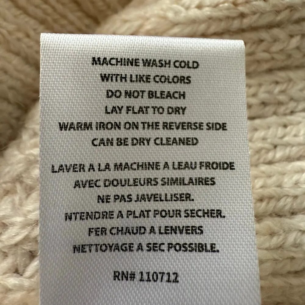 Driftwood sweater chunky knit fringe cozy boho western slouchy hippie XL - Image 5