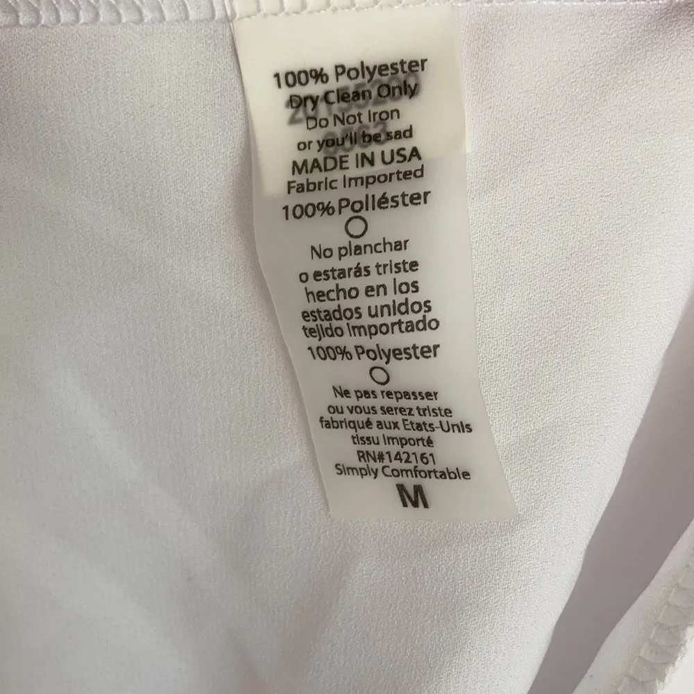 NWT LLR White Sheer Shirley Duster - Image 6