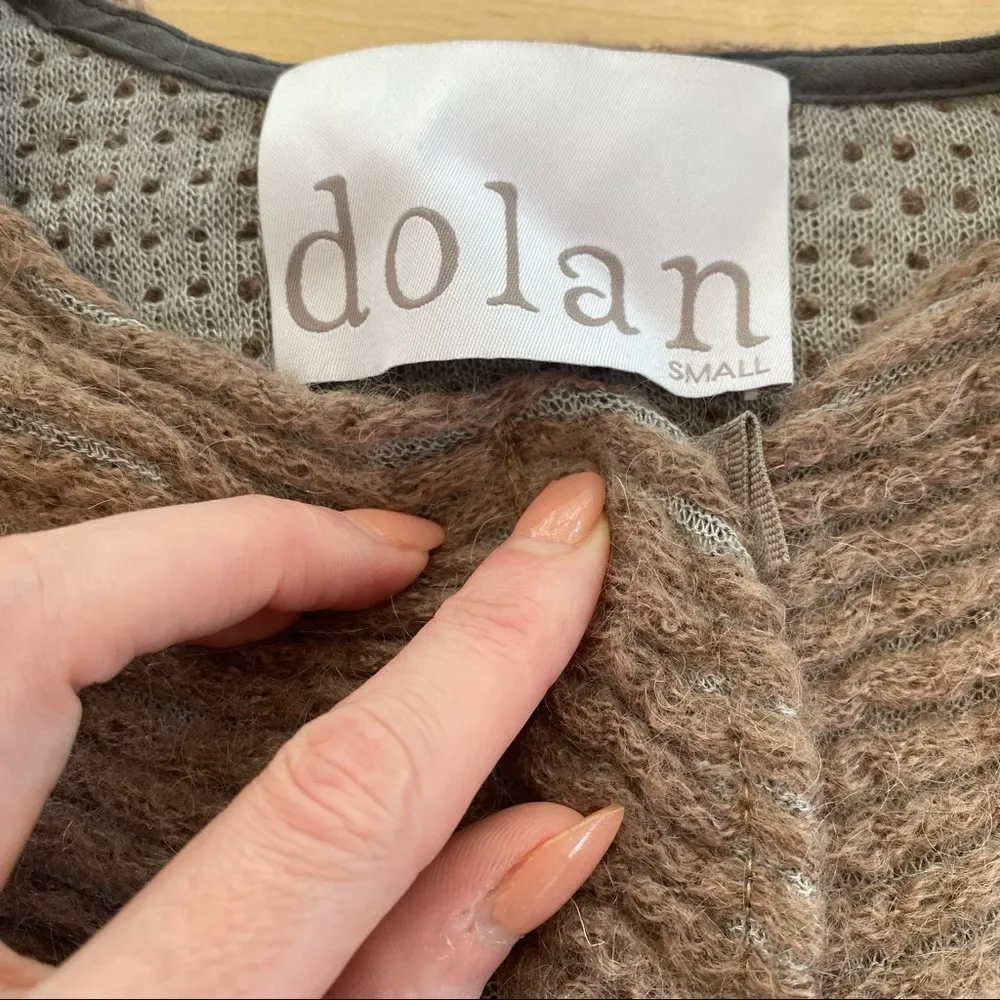 Dolan Left Coast Anthropologie Zip Up Cardigan Sweater Jacket - Image 4