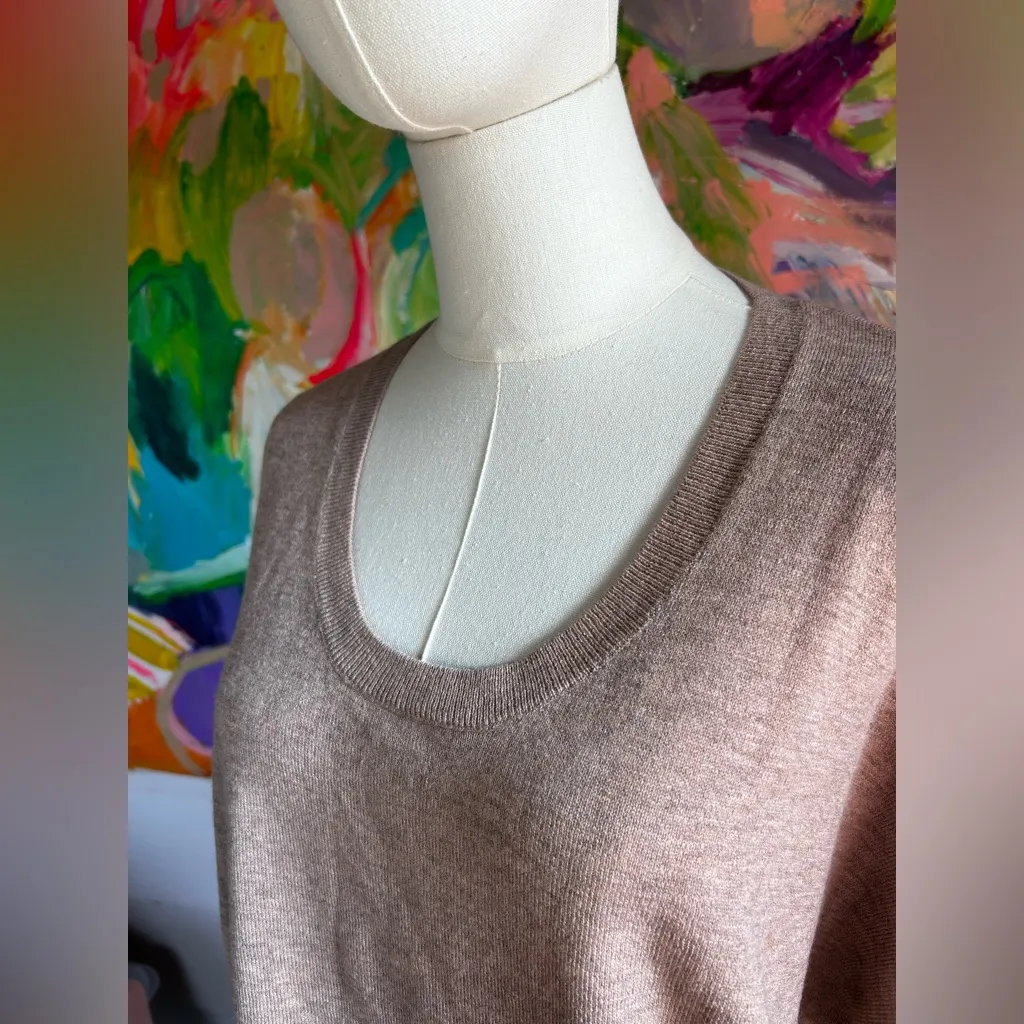 Gerard Darel  Wool Edition Wool Cashmere Lightweight Sweater Top Small - Image 6