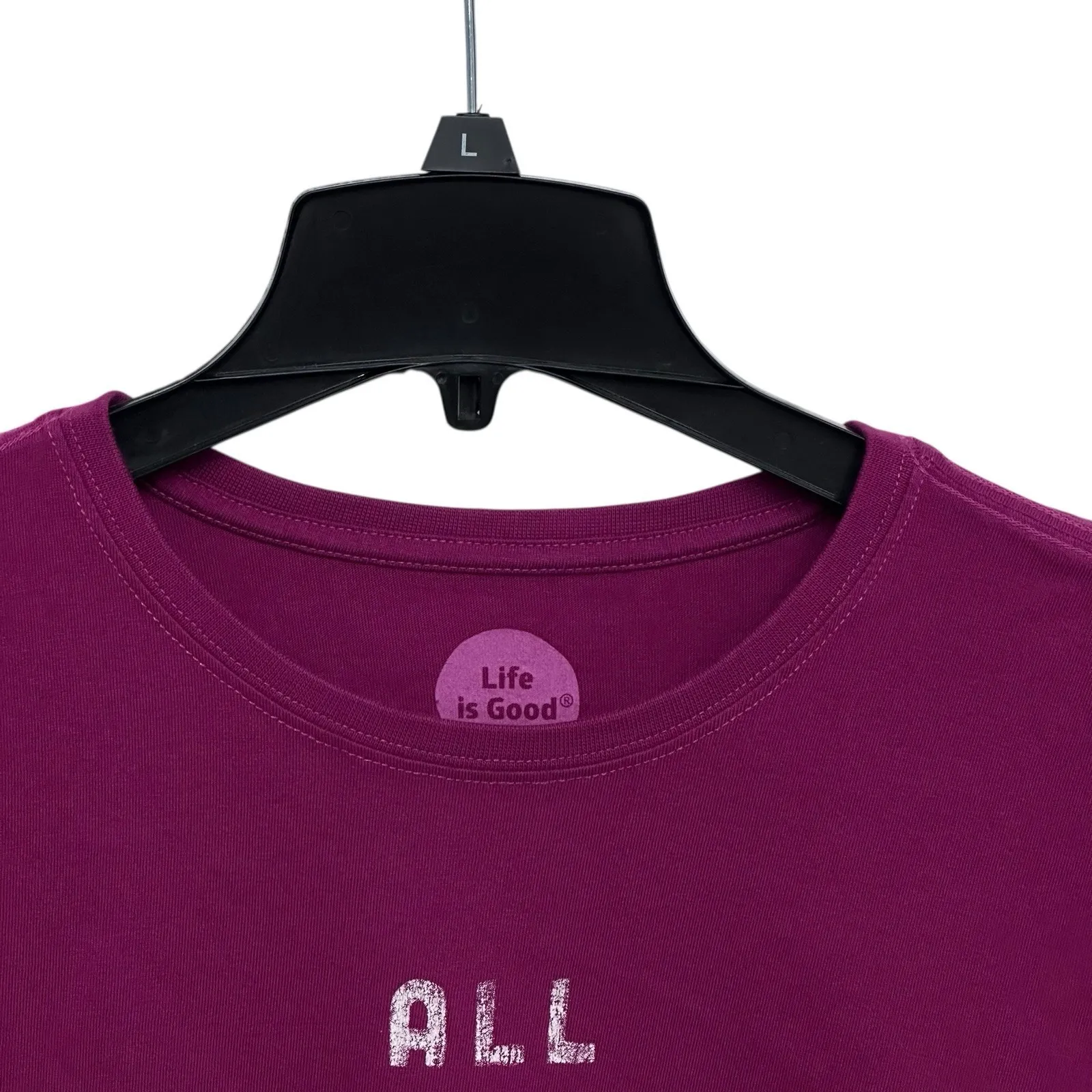 Life Is Good All Together Now Candy Cane Heart Women's Long Sleeve T-Shirt M - Image 2