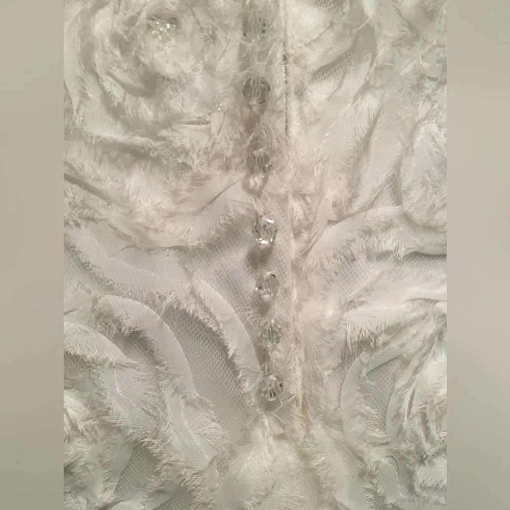 Perfect Casablanca Bridal Ivory Gown Princess Fairytale Wedding Dress 8 White - Image 9