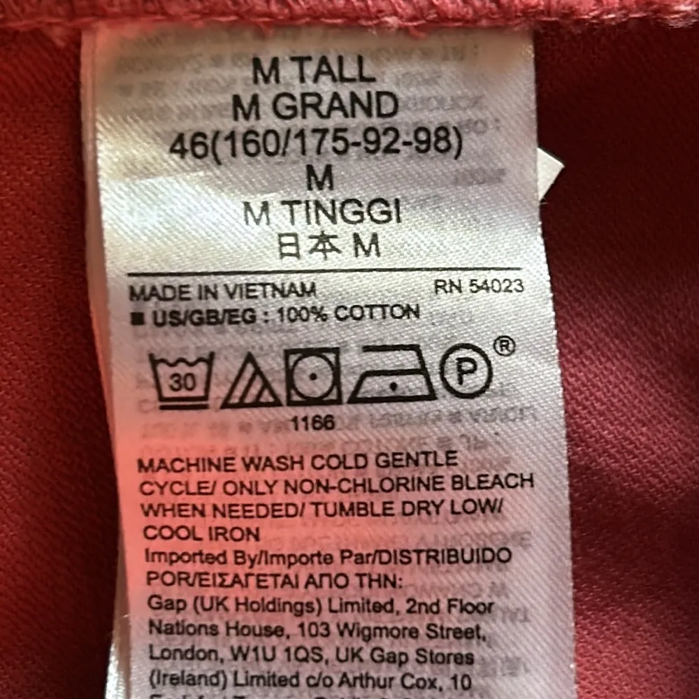 GAP Women’s Cotton Twill Pink City Utility Joggers Lounge Everyday Style Pants - Image 7