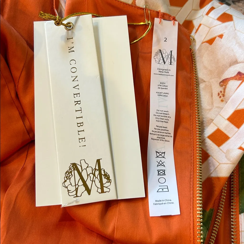 Mestiza NY Yvette Floral Cotton Reversible Midi Dress in Sun - Image 11