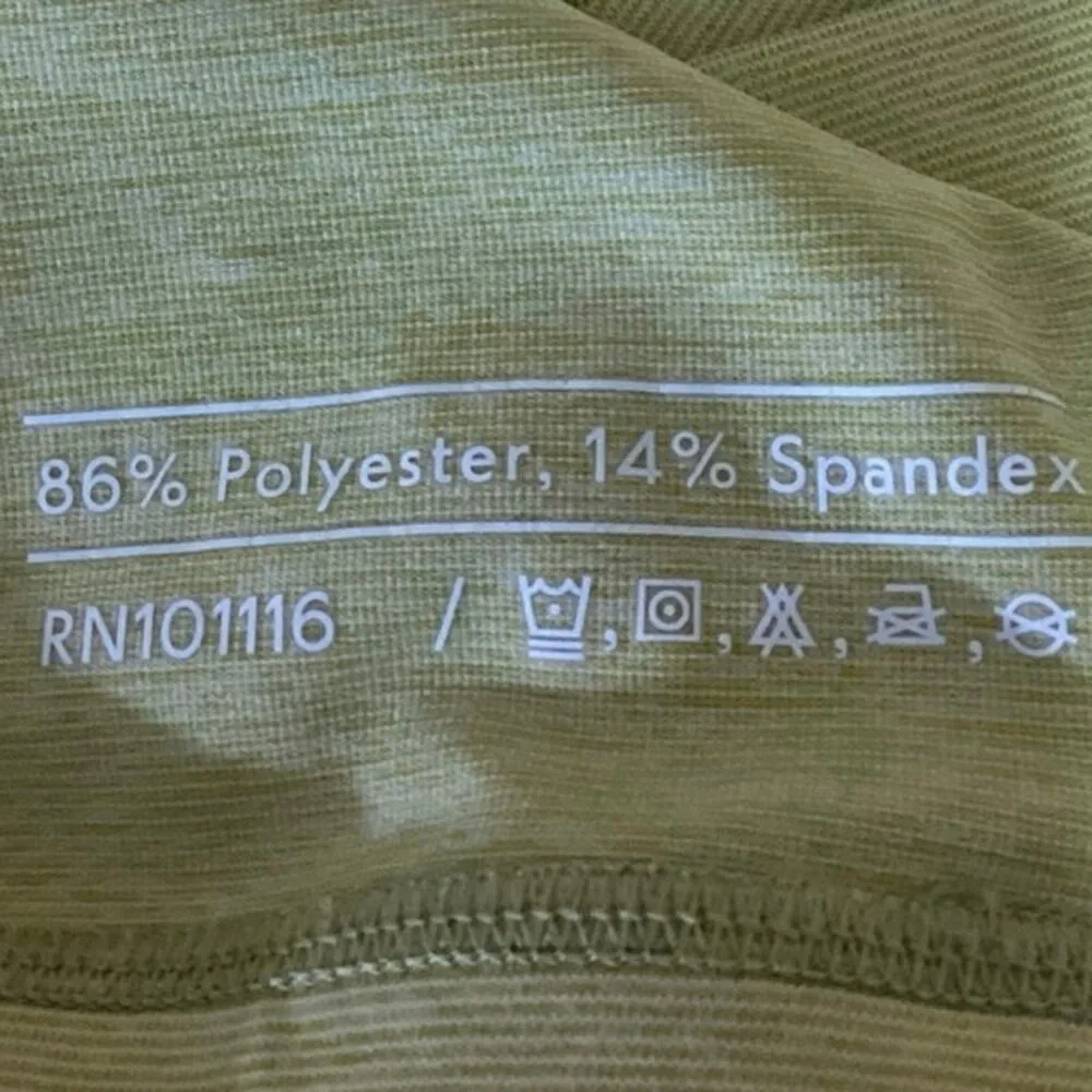 Outdoor Voices Yellow Scoop Neck Cutout Athletic Sports Bra Top Size XS - Image 4