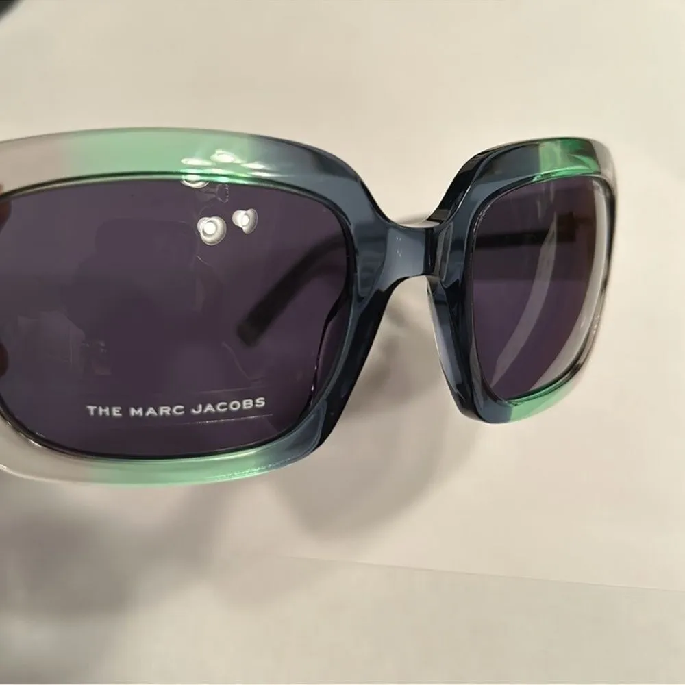 Marc Jacobs Green/Grey Sunglasses. NWOT - Image 5