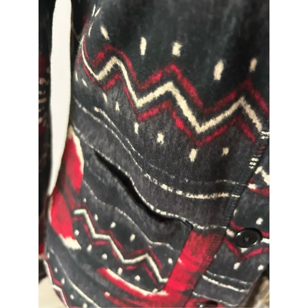 RALPH LAUREN Aztec Southwest Print Button Down Cardigan size PS sweater - Image 2