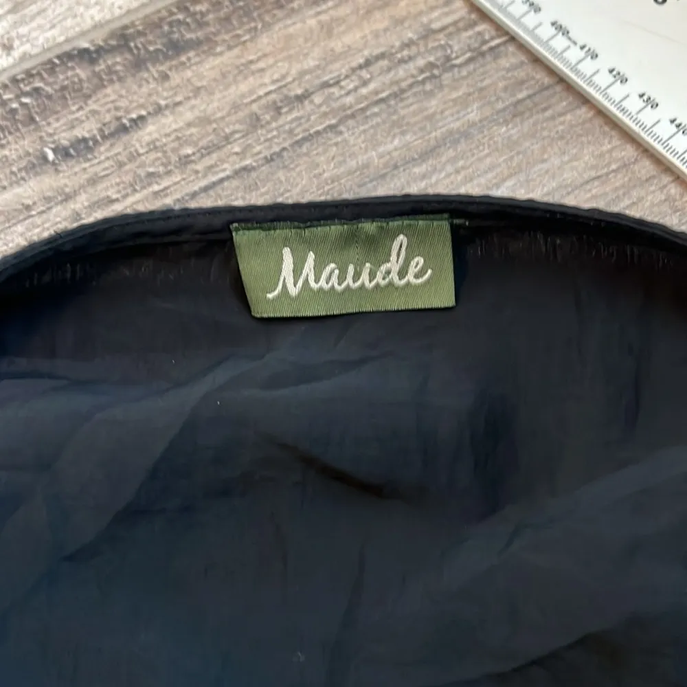 MAUDE BLACK CASUAL FORMAL MINI DRESS WOMENS SIZE MEDIUM LIGHTWEIGHT MINIMALIS#71 - Image 13