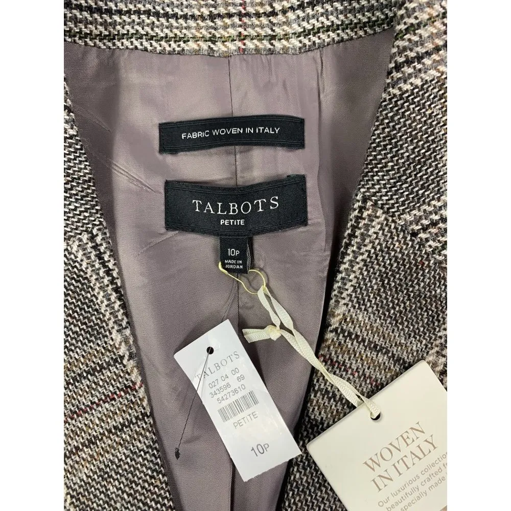 Talbots Petite Woven in Italy Blazer - Image 3