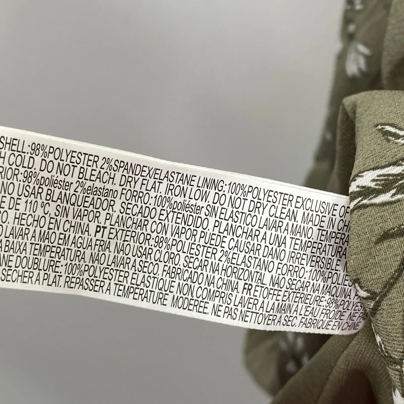 Forever 21 Green‎ Floral Print Tie Shoulder Mini Dress Women Small Boho Cottage - Image 7