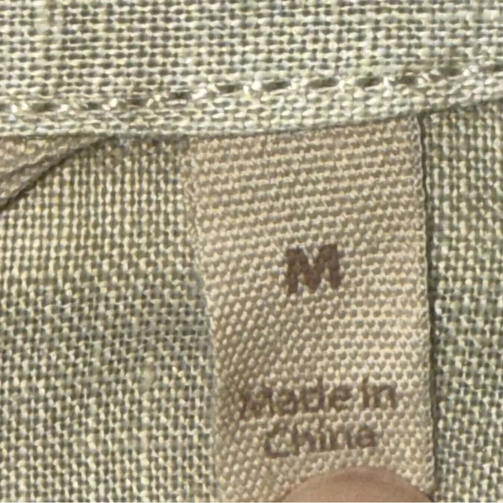 NWT Soft Surroundings Eza Beige Classy Jacket linen size Medium 3/4 sleeves - Image 5