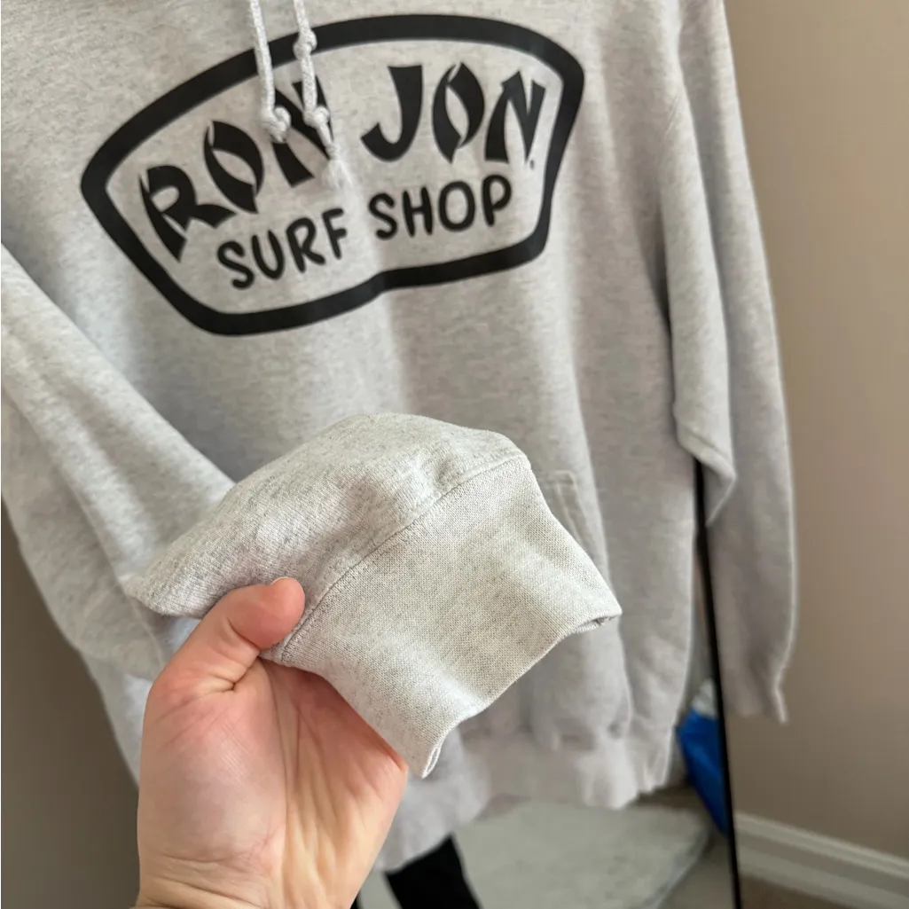 Ron Jon Light Gray Surf Shop Hoodie - Image 3