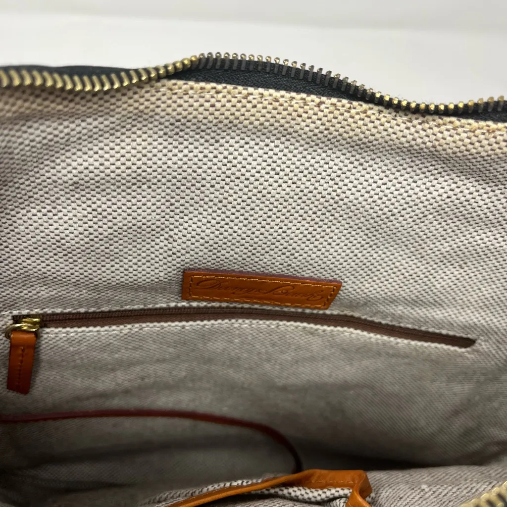 Dooney and Bourke Vintage Florentine Tear Drop Hobo Bag - Black - Image 8