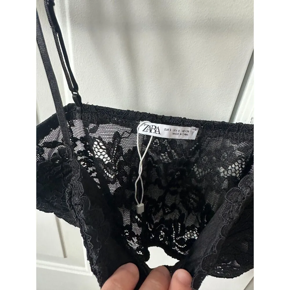 NWOT Zara Lace Corset/Bralette - Image 4