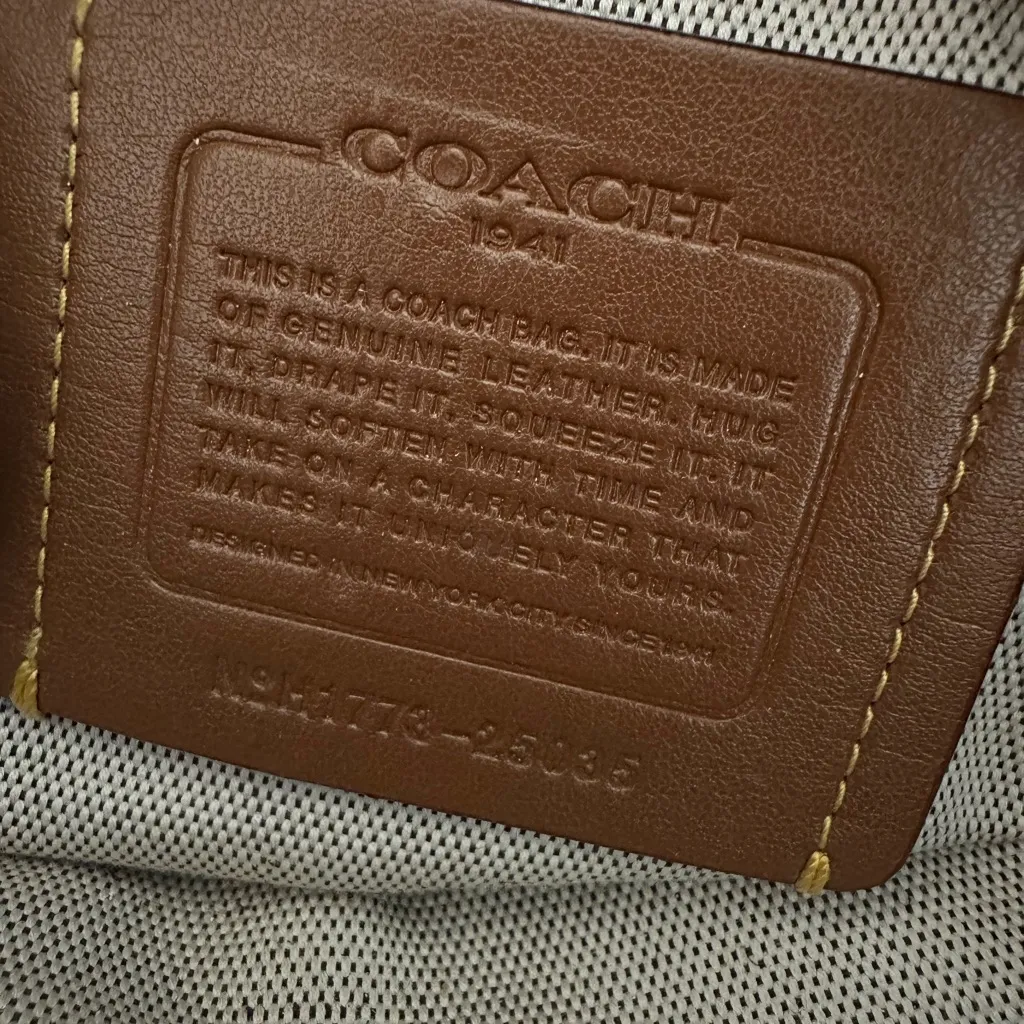 Coach 25035 Rogue Dusty Rose Colorblock Quilted Leather Rivet Bag Handbag‎ HTF - Image 13