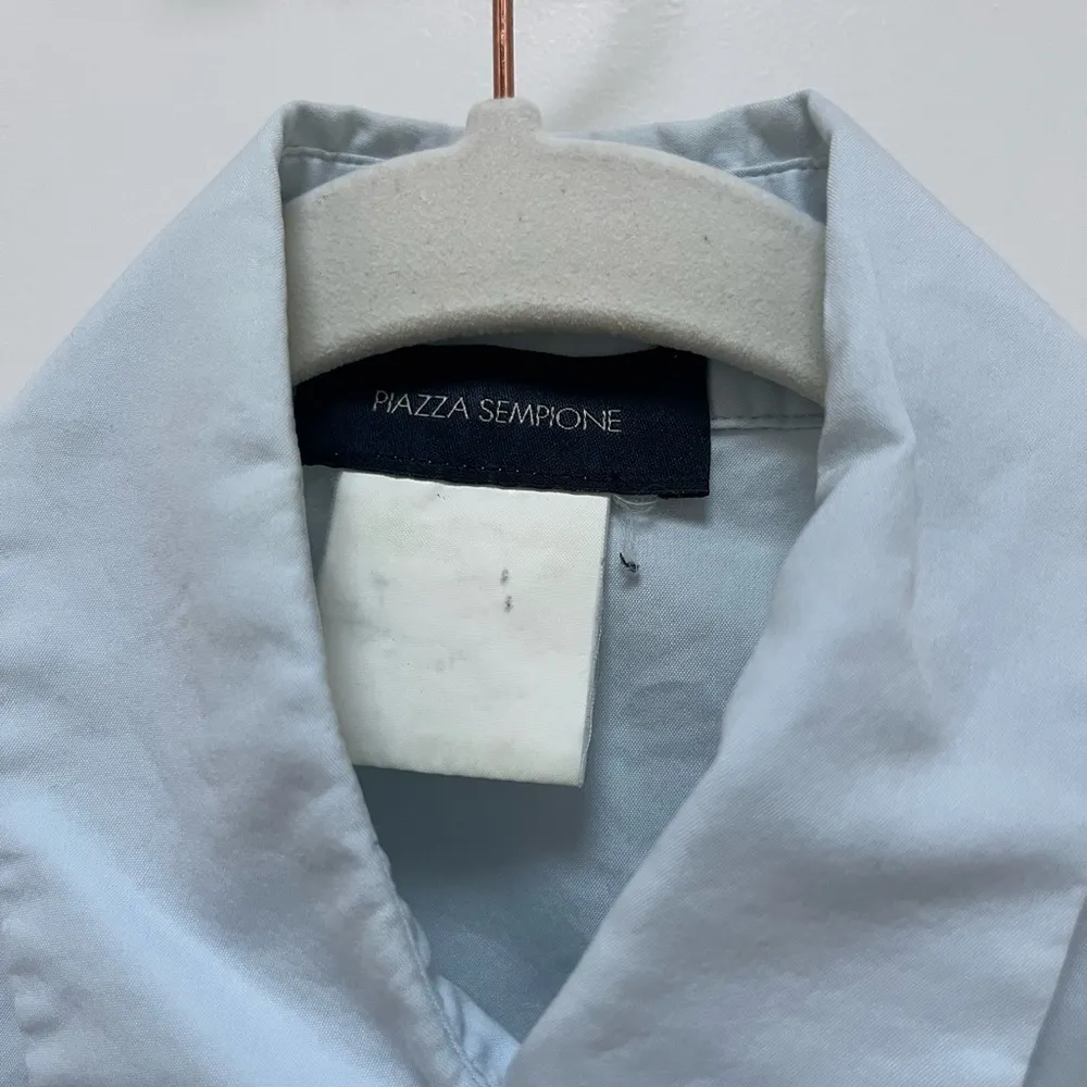 Piazza Sempione light blue button down vest - Image 2